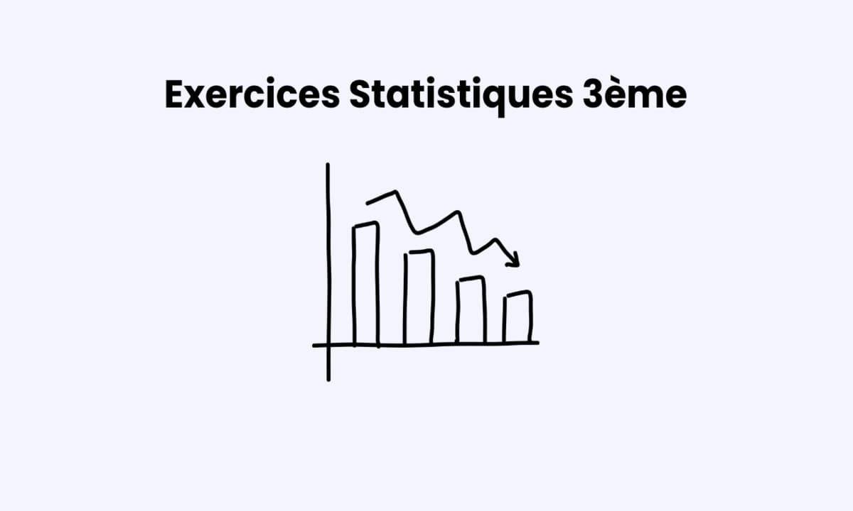 Exercices statistiques 3ème : entraîne-toi pour le Brevet de maths