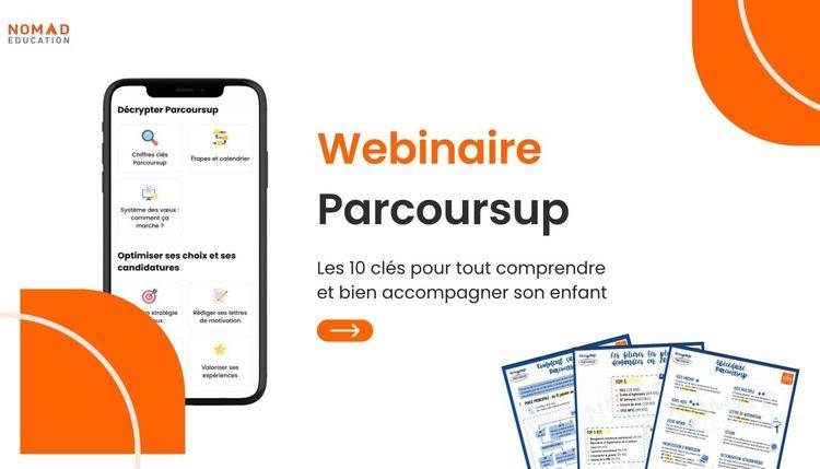 Parcoursup x Nomad Education : un temps d'échange pour décrypter le calendrier et maîtriser les enjeux.