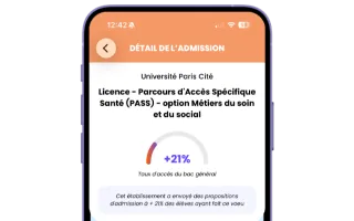 Estimer ses chances d’admission Parcoursup