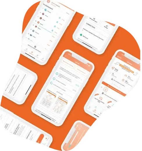 smartphone avec l'application nomad